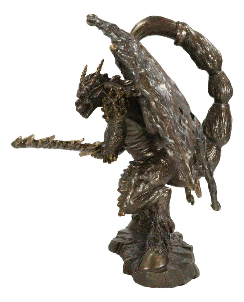 Primordial Khaos Goddess Chaos With Scorpion Tail And Flame Blade Figurine-5