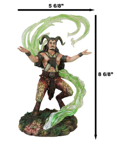 Earth Elemental Bender Wizard Sorcerer Satyr Pan Faunus Summoning Magic Statue-2