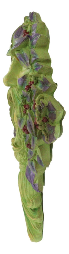 Celtic Winter Solstice Greenman Hanging Wall Decor Plaque 12.75" High-6