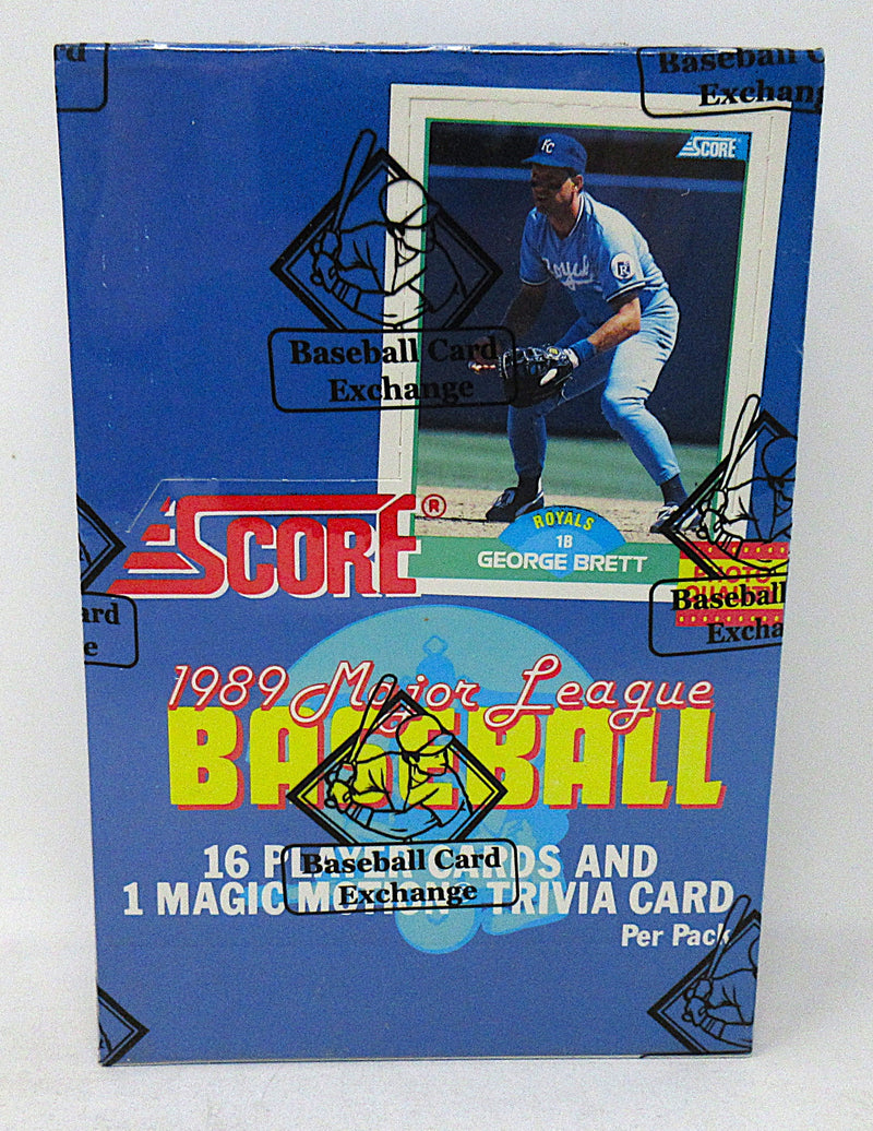 1989 Score Baseball Unopened Box (FASC)-1