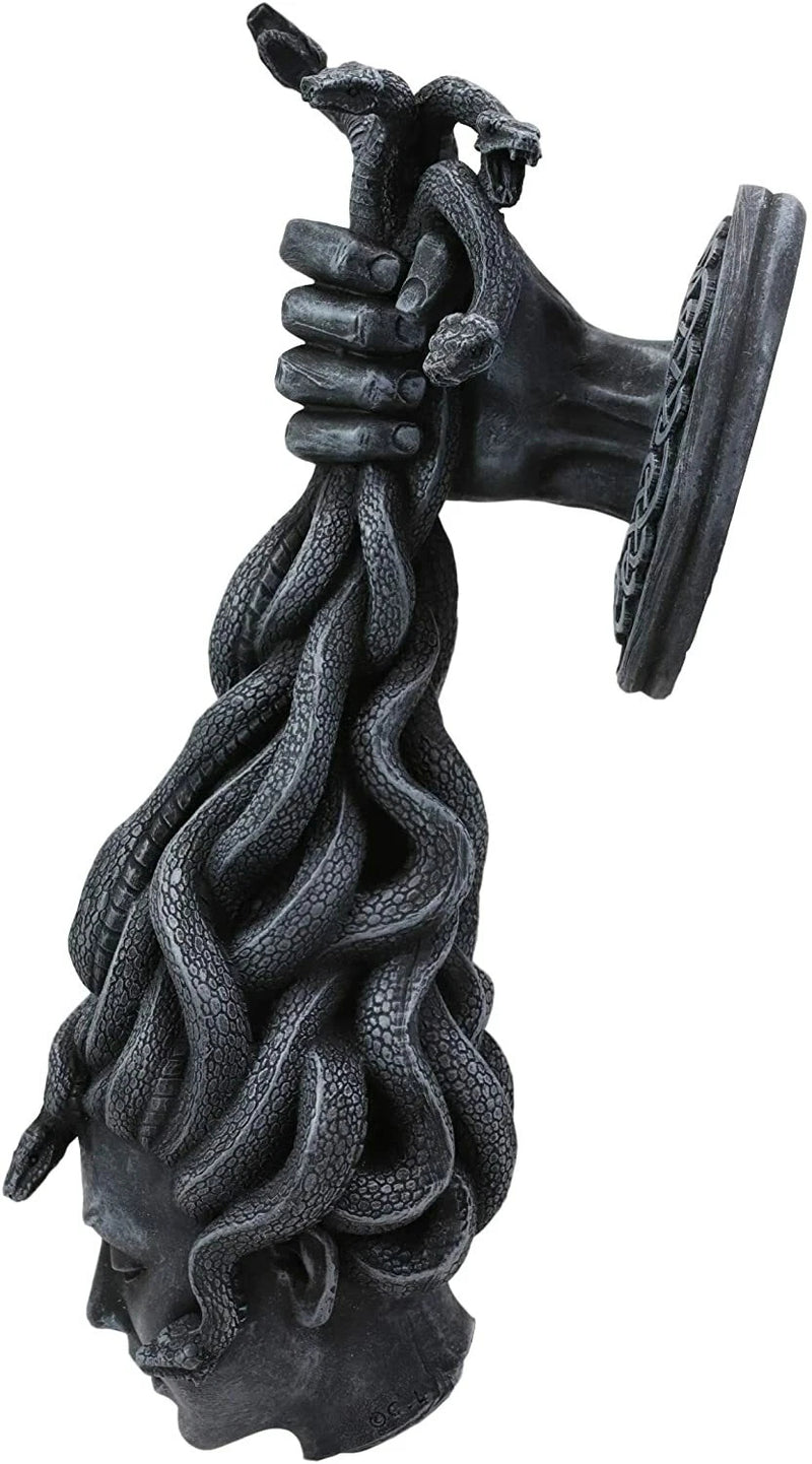 Greek Goddess Medusa Hanging from Perseus Hand Wall Decor Plaque 12.25" H-6