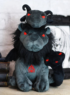 Greek Myth Chimera Lion Goat Head And Snake Head Tail Luxe Soft Plush Toy-1