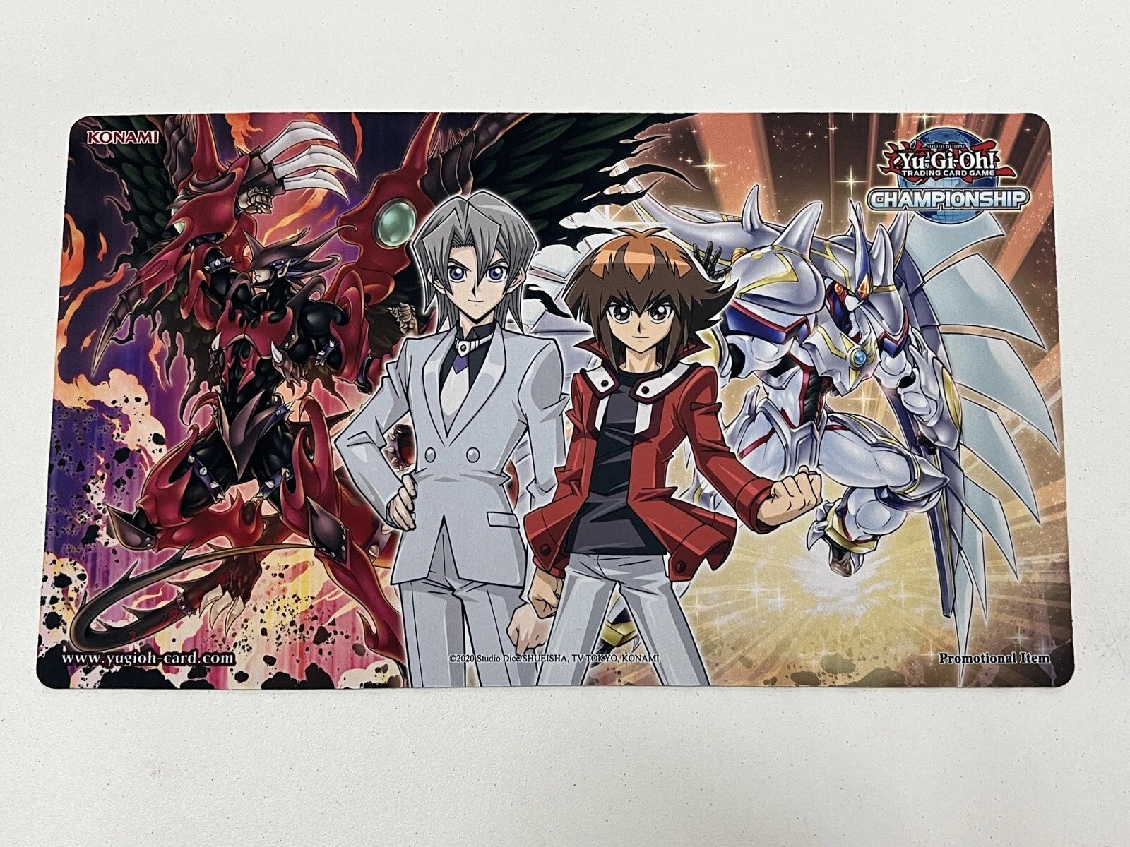Yugioh Championship Official Konami Jaden Yuki & Aster Phoenix Win-A-Mat