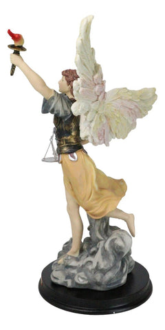 Byzantine Orthodox Catholic Church Archangel Saint Uriel Fire Of God Statue 13"H-5