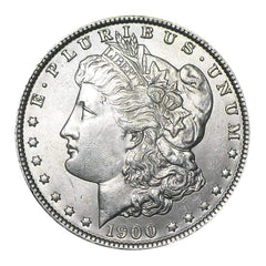 1900 P Morgan Silver Dollar $1 Brilliant Uncirculated BU 90% Silver-3