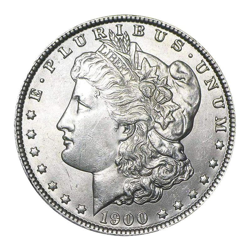 1900 P Morgan Silver Dollar $1 Brilliant Uncirculated BU 90% Silver-3