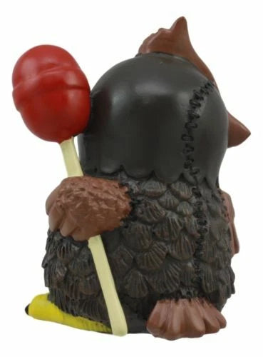 Furrybones Hootie The Great Horned Owl With Red Lollipop Skeleton Figurine 3"H-4