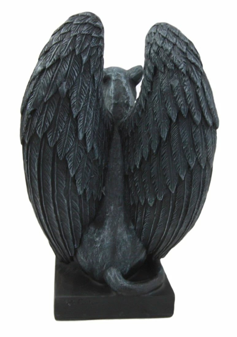 Gothic Winged Moon Eyed Jaguar Gargoyle Night Crawler Decorative Figurine 6.5"-2