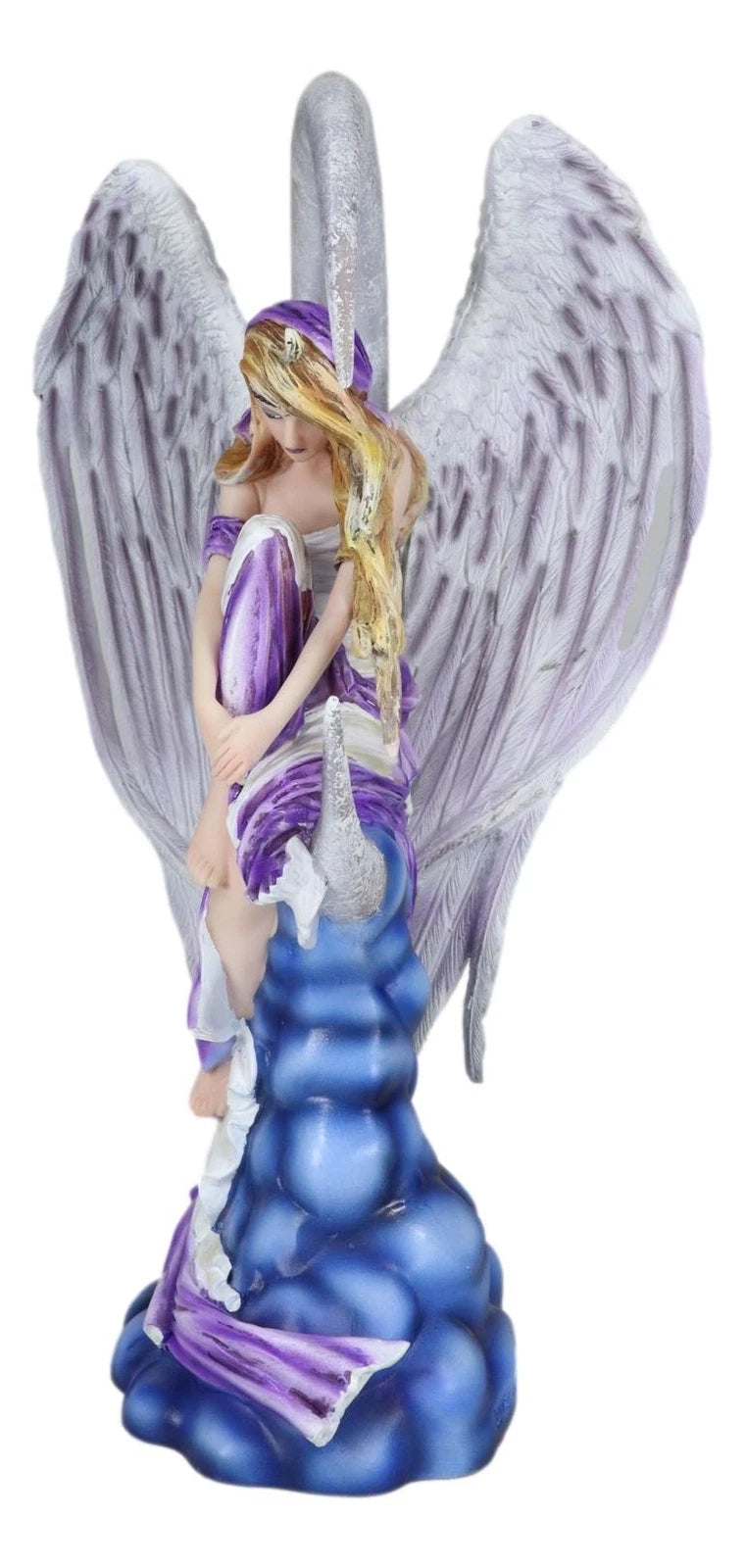 Large Celestial Crescent Moon Dreamer Fairy Statue 12"H Nene Thomas Figurine-4