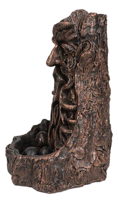 Greenman Tree Man God Forest Ent Waterfall Smoke Backflow Incense Cone Burner-5