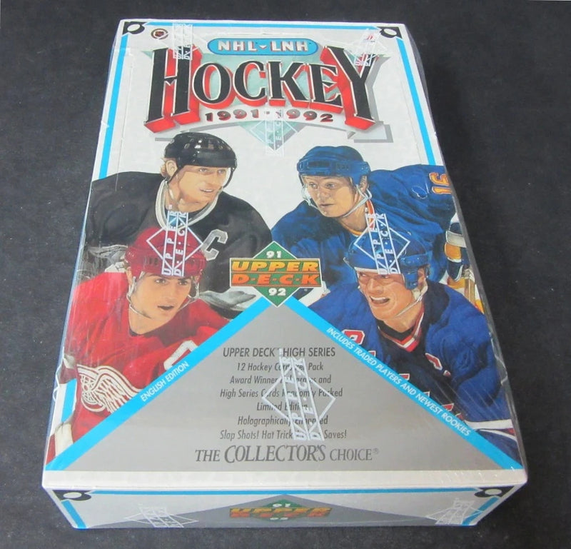 1991/92 Upper Deck Hockey High Series Box (English) (36/12)-1