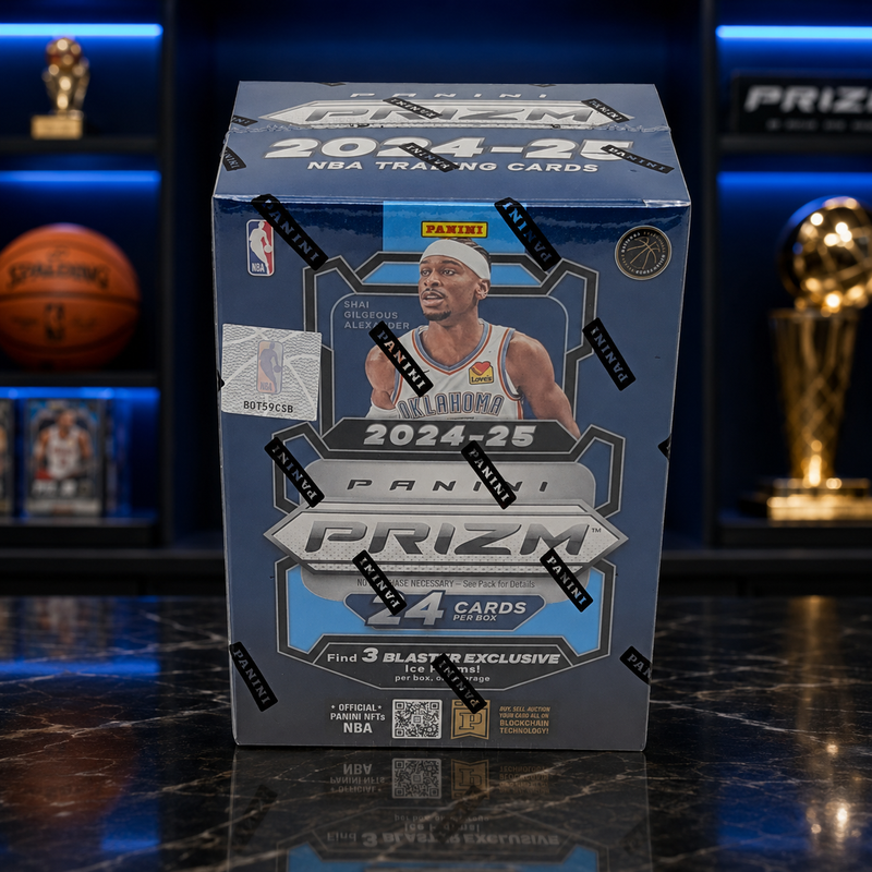 Prizm Basketball Cards 2024-25 Panini NBA Blaster Box, Factory Sealed, 24 Cards, 6 Packs, Ice Prizms, Inserts And Rookie Cards Possible-1