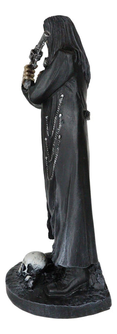 Assassin's Creed Hooded Grim Reaper Skeleton With Dual Beretta Pistols Statue-4