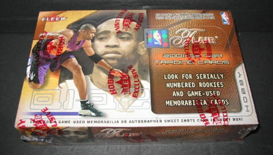 2001/02 Fleer Flair Basketball Box (Hobby) (20/5)