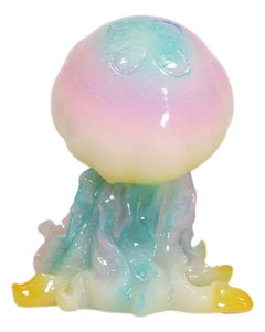 Nautical Colorful LED Glow Light Acrylic Resin Jellyfish Sea Jellies Figurine-4