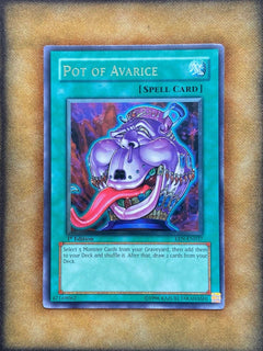 Yugioh Pot of Avarice EEN-EN037 Ultimate Rare 1st Ed NM-1