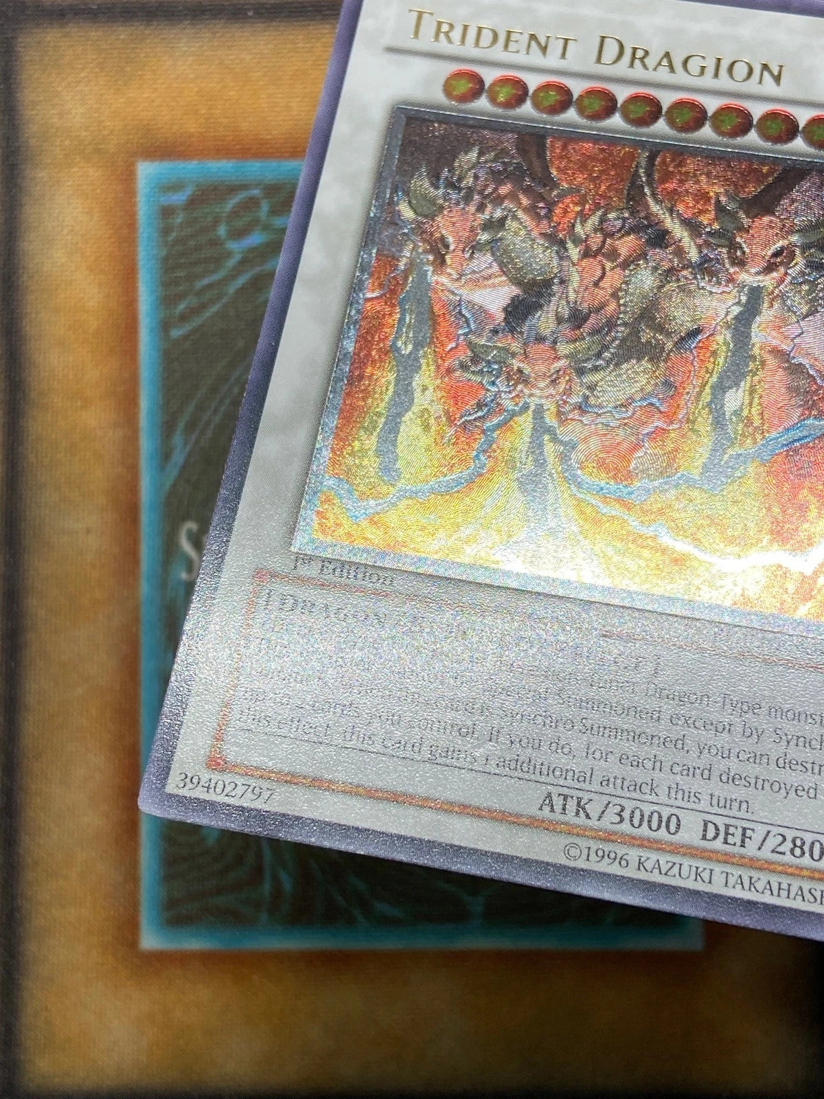 Yugioh Trident Dragion RGBT-EN043 Ultimate Rare 1st Ed LP