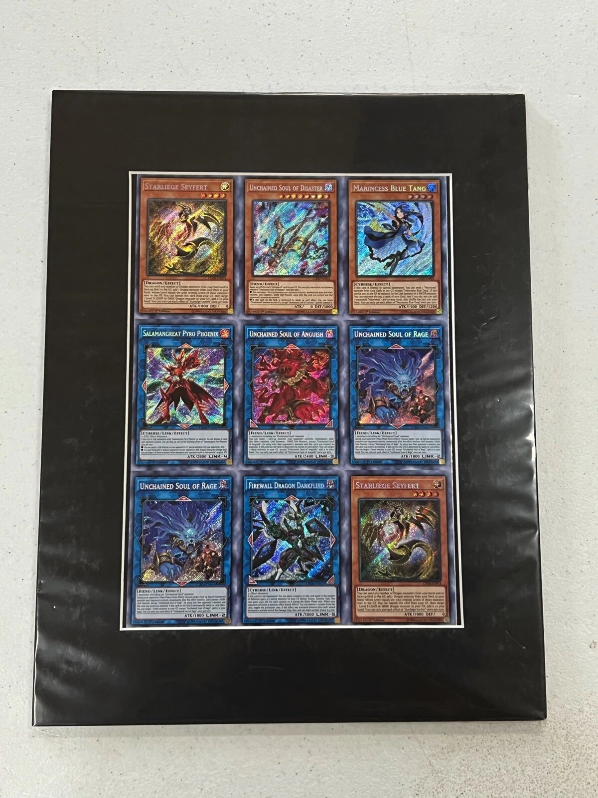 Yugioh Konami Official Chaos Impact 1st Edition SECRET RARE Uncut Sheet 1