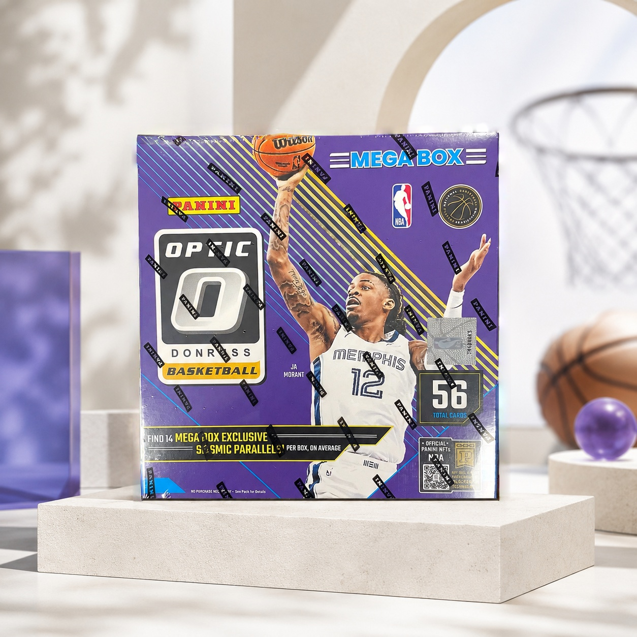 Optic Basketball Cards 2024-25 Panini Donruss Mega Box, 56 Cards, 7 Factory Sealed Packs, Shock Parallels, Rated Rookies And Inserts Possible