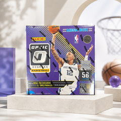 Optic Basketball Cards 2024-25 Panini Donruss Mega Box, 56 Cards, 7 Factory Sealed Packs, Shock Parallels, Rated Rookies And Inserts Possible-1