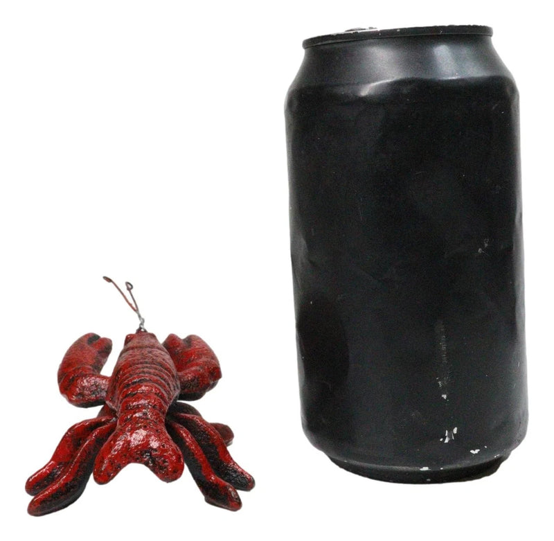Pack Of 4 Cast Iron Nautical Cajun Creole Mini Baby Lobster Decorative Figurines-3
