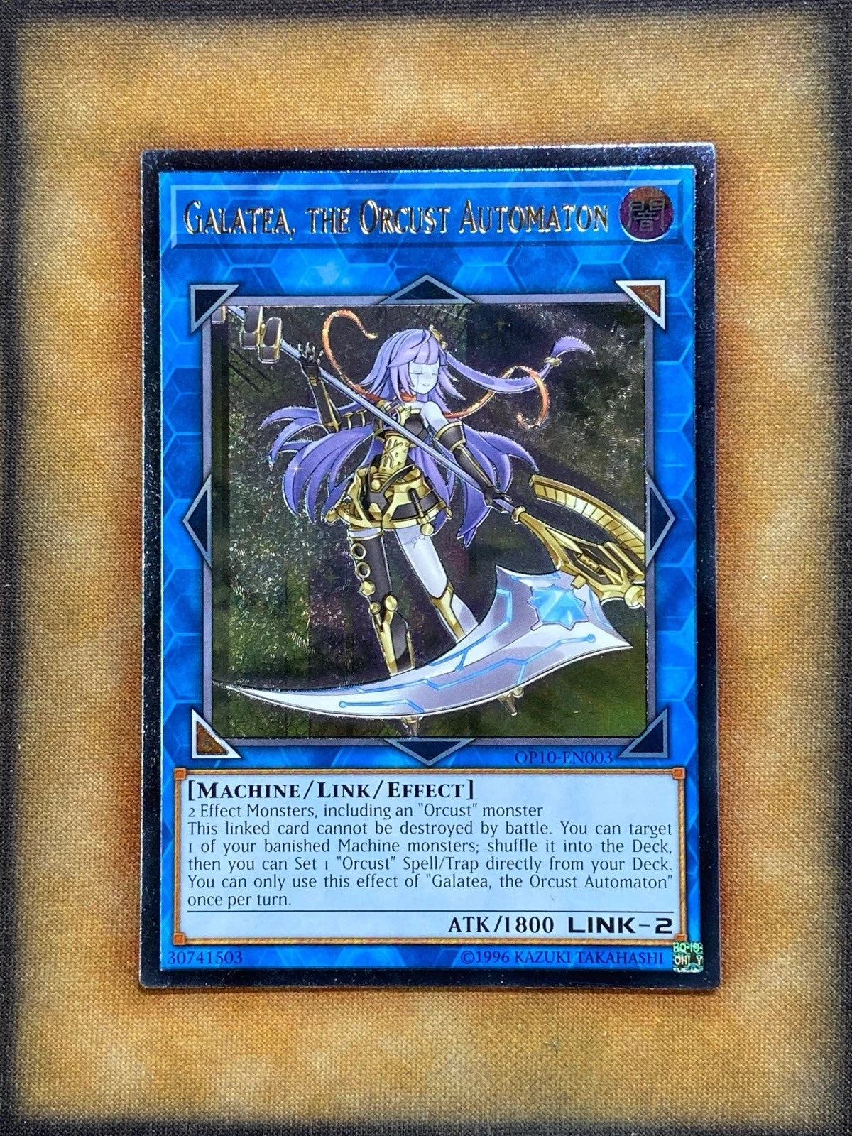 Yugioh Galatea, the Orcust Automaton OP10-EN003 Ultimate Rare NM-1