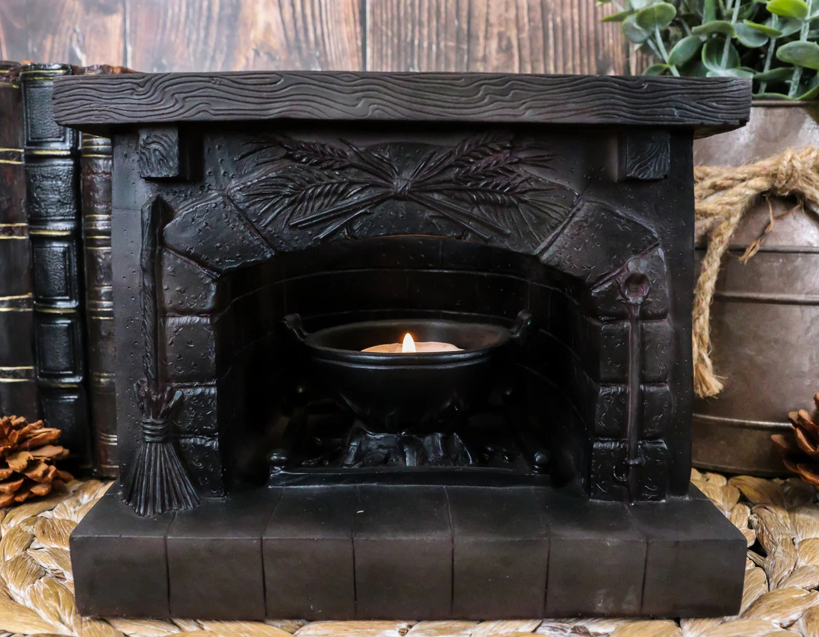 Wicca Magic Divinity Ancestral Hearth Altar Piece Votive Tea Light Candle Holder-5