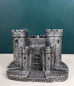 Gothic Medieval Windsor Stonewall Castle Fortress Miniature Display Stand 5"H-2