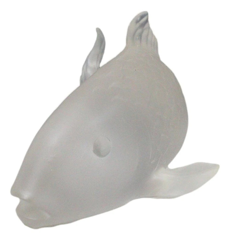 Feng Shui Auspicious Romantic Love Pond Koi Fish Frosted Acrylic Figurine-4