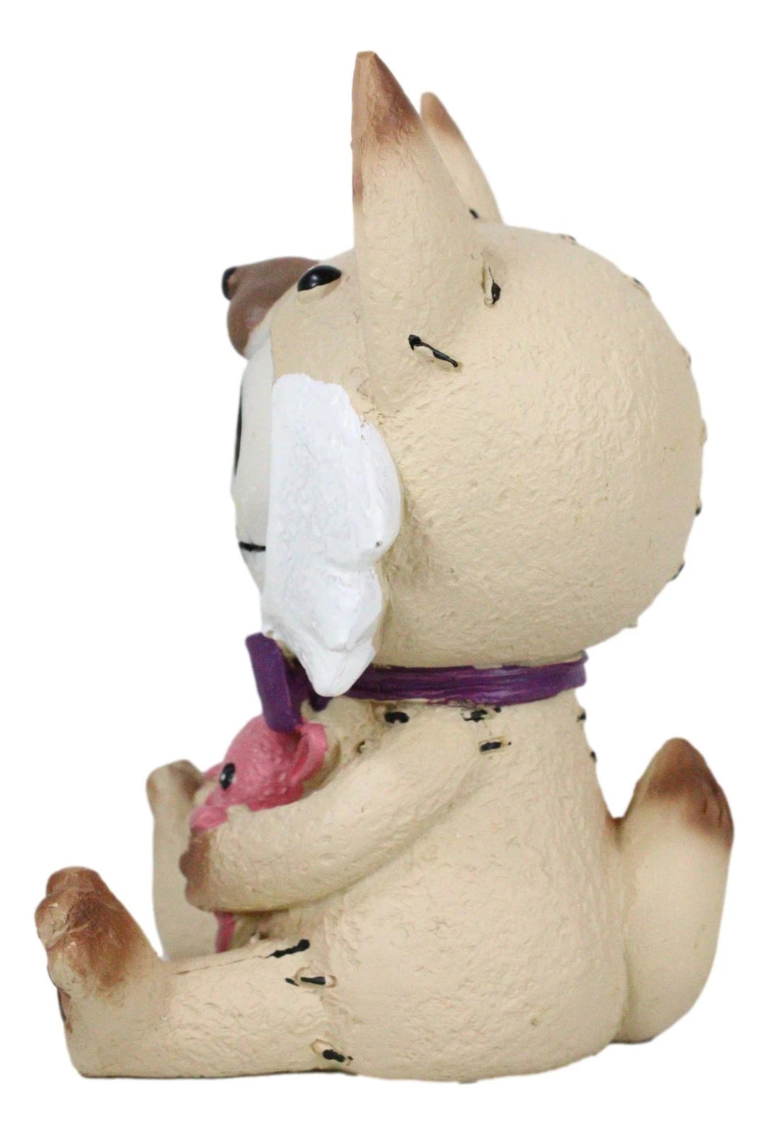 Furry Bones Female Fox Skeleton Fen With Pink Rabbit Doll Figurine Furrybones-6