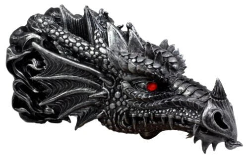 Stryker The Mythical Fire Breathing Dragon Head Sculptural Incense Holder-4