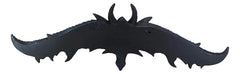 Large 34.25"L Fantasy Midnight Overwatch Dragon With Open Wings 3D Wall Plaque-4