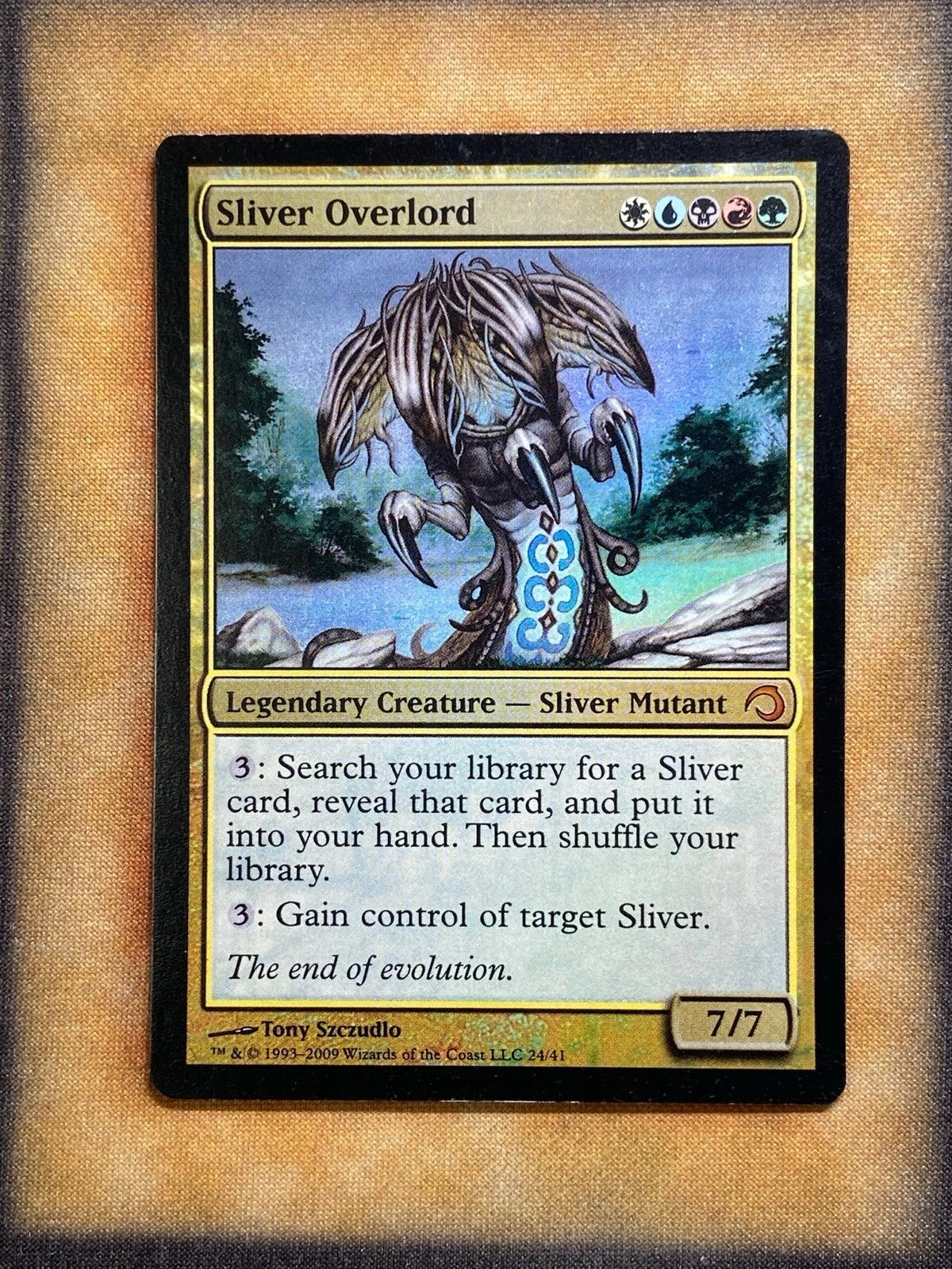 MTG Sliver Overlord 24/41 Foil Premium Deck Series: Slivers NM-1