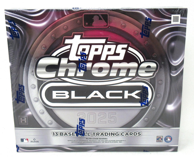 2025 Topps Chrome Black Baseball Box (Hobby) (2/6 and 1/1)-1