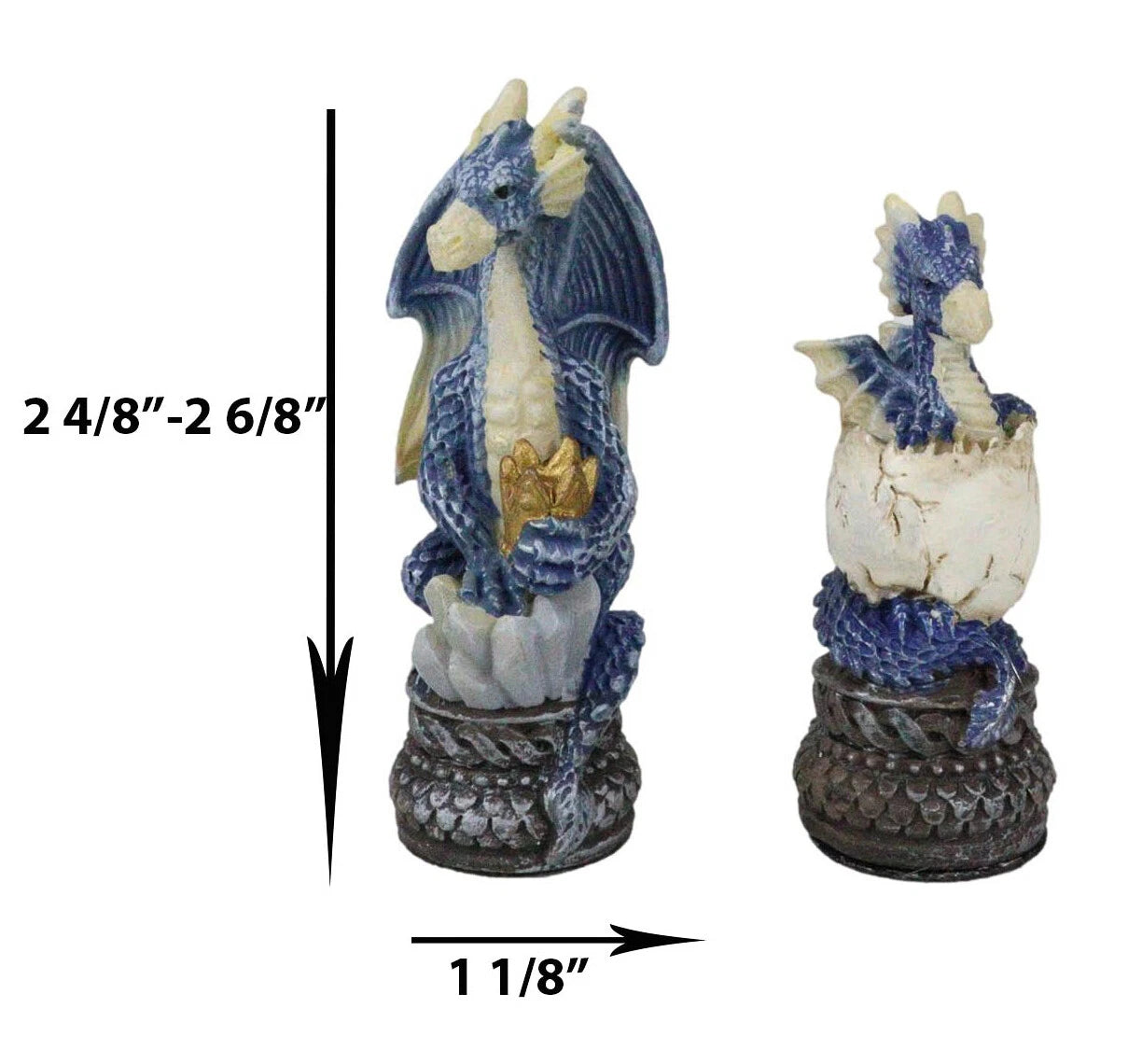Might Magic Dungeons And Dragons Fantasy Colored Chess Pieces With Glass Board-3