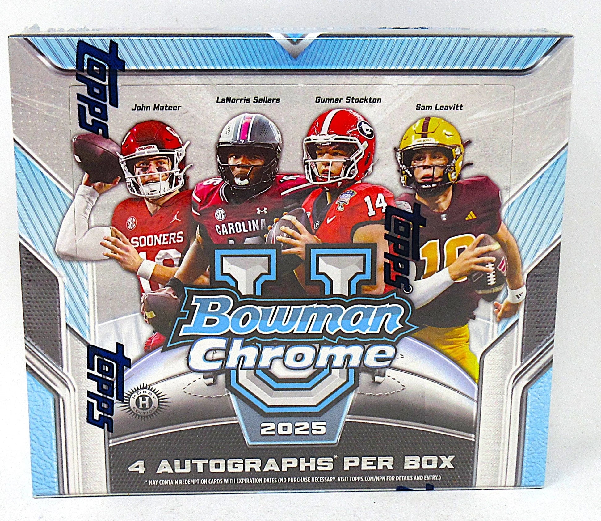 2025 Bowman Chrome University Football Jumbo Box (Hobby) (12/8)