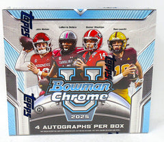 2025 Bowman Chrome University Football Jumbo Box (Hobby) (12/8)-1