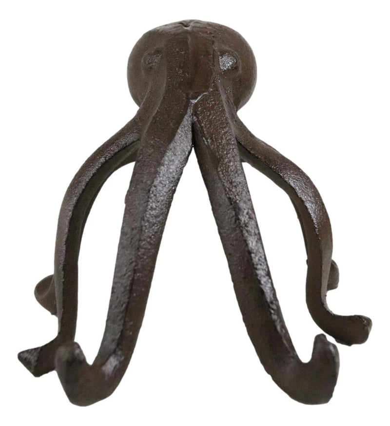 Cast Iron Nautical Giant Sea Octopus Standing Decorative Paperweight Figurine-3