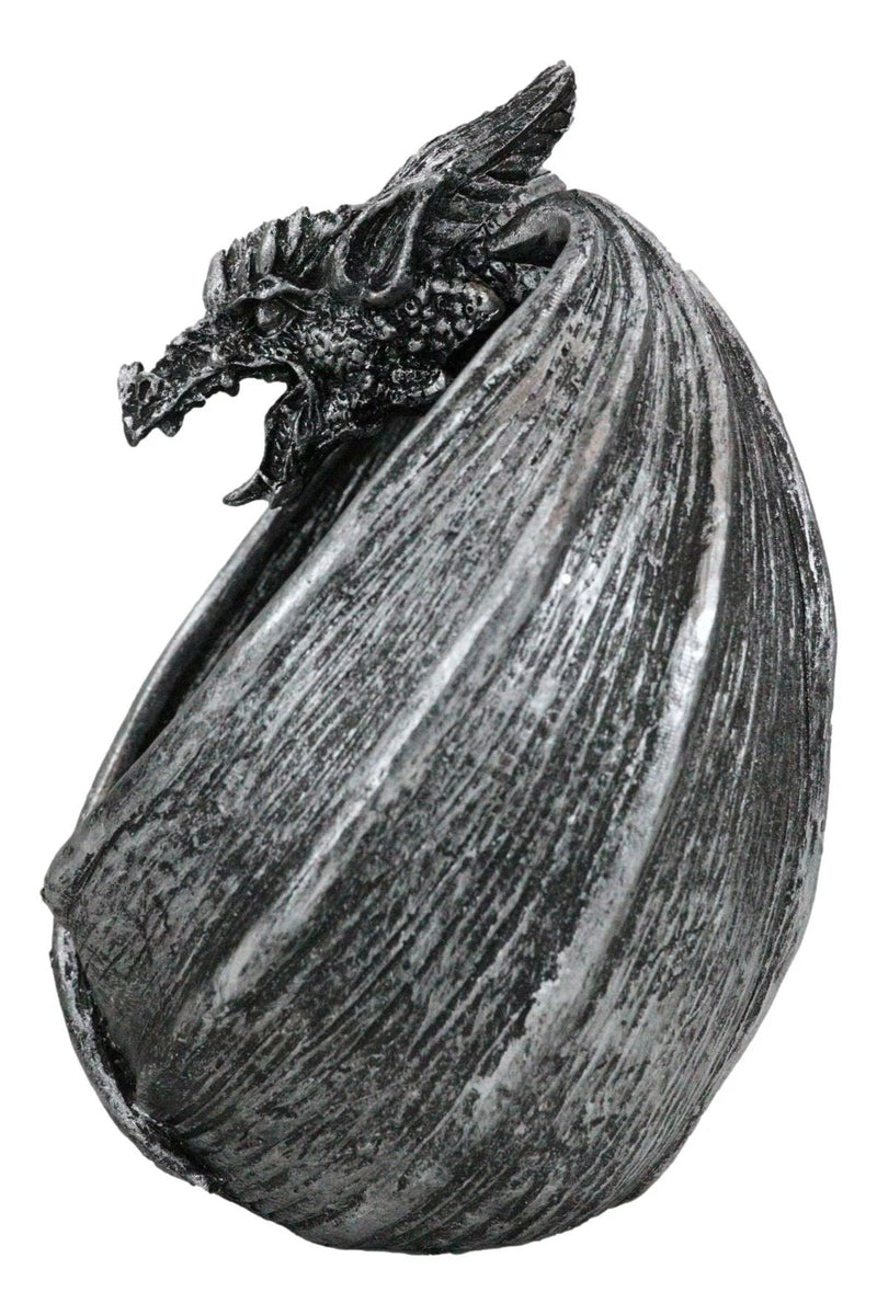 Ancient Wise Dragon Flame Protecting Rune Crystals Backflow Cone Incense Burner-3