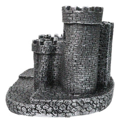 Gothic Medieval Windsor Stonewall Castle Fortress Miniature Display Stand 5"H-3