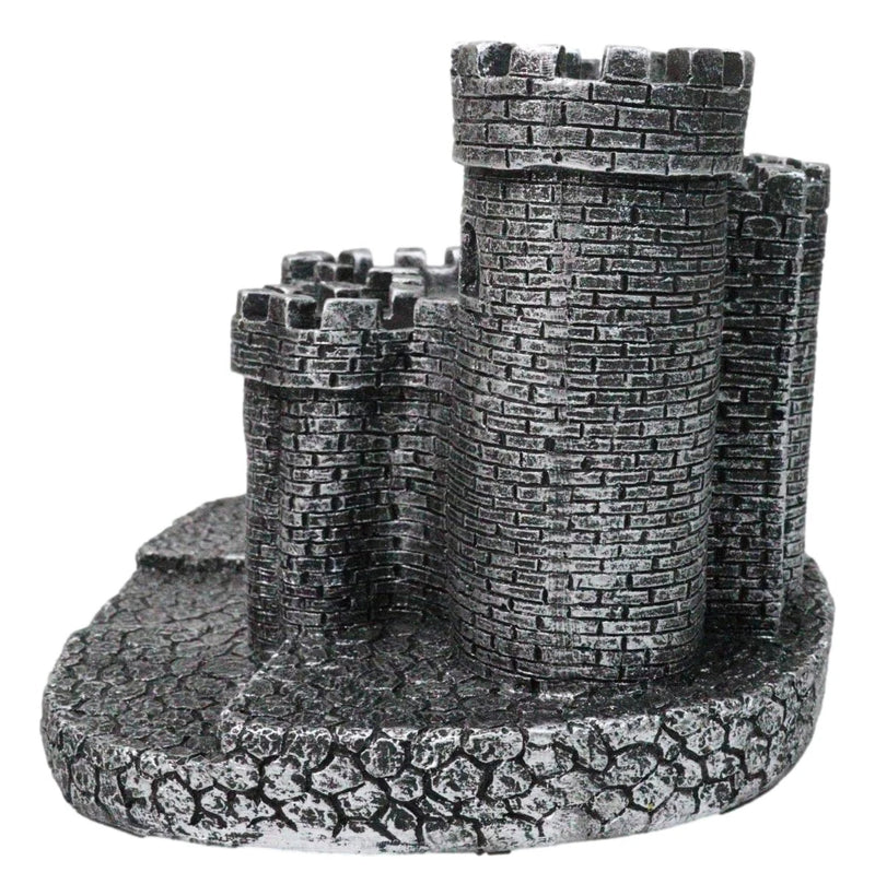 Gothic Medieval Windsor Stonewall Castle Fortress Miniature Display Stand 5"H-3