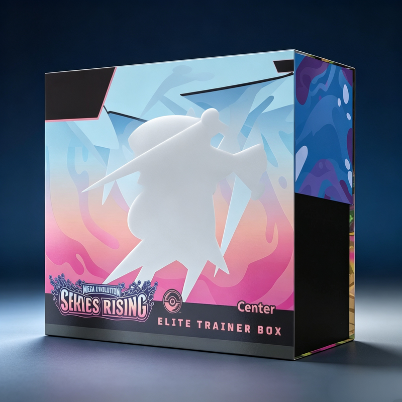 Pokémon TCG Mega Evolution Chaos Rising Pokémon Center Elite Trainer Box 11 Booster Packs English Edition Factory Sealed Collector Gift-1