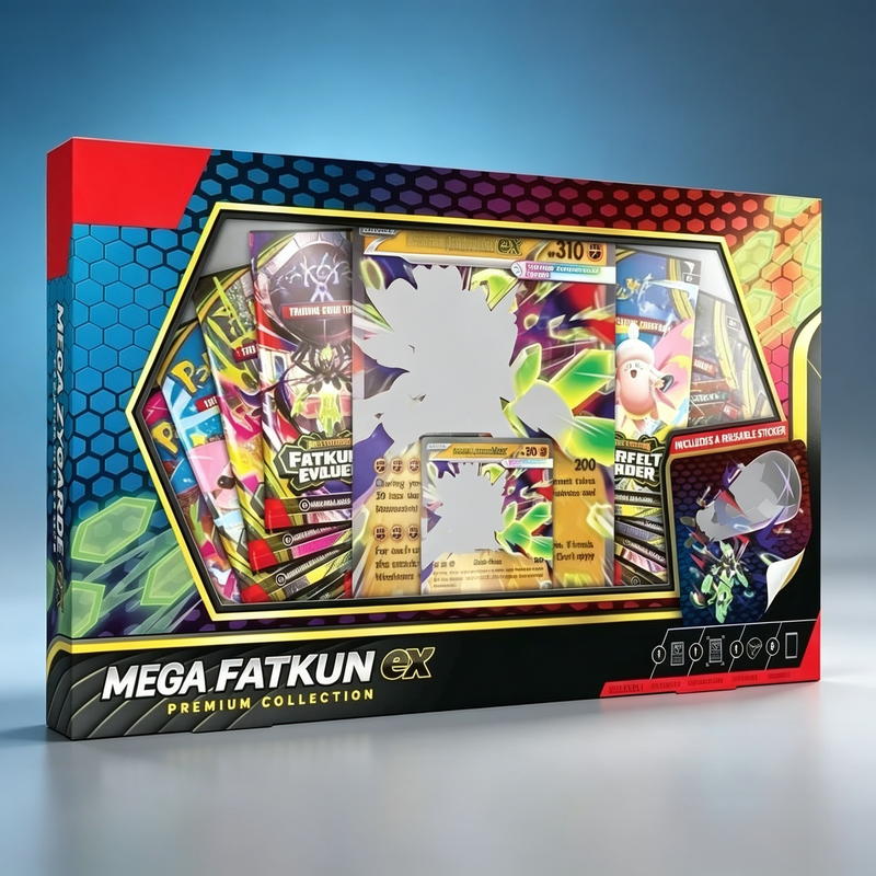 Pokémon TCG Mega Zygarde ex Premium Collection Box 8 Booster Packs Foil Card English Edition Factory Sealed Collector Gift-1