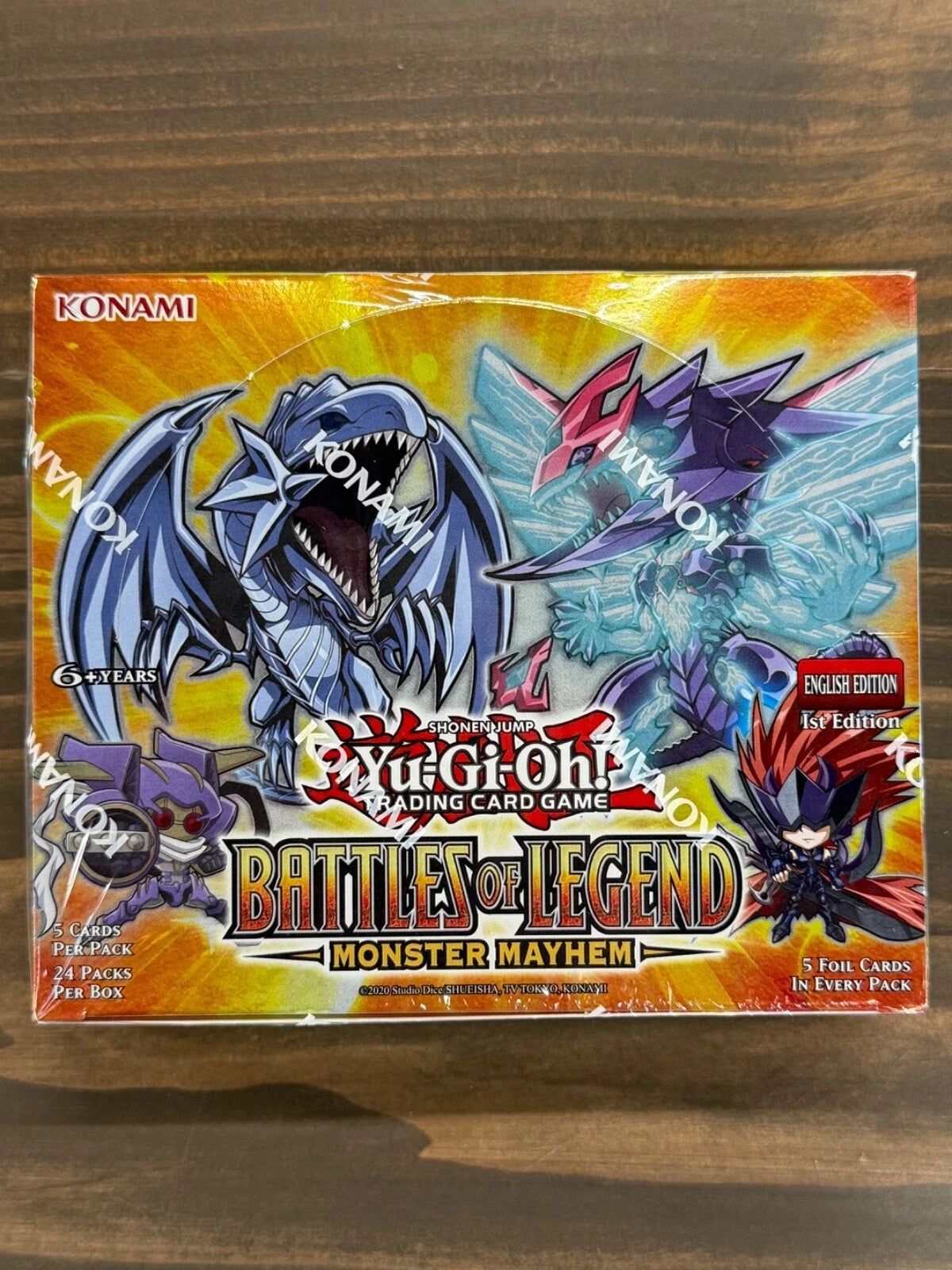 Yugioh Battles of Legend: Monster Mayhem Booster Box 1st Edition 24 Packs!-1
