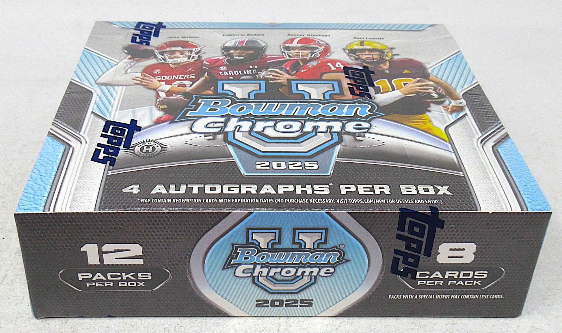 2025 Bowman Chrome University Football Jumbo Box (Hobby) (12/8)