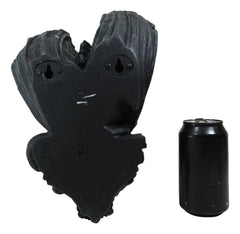 Gargoyle Candle Holder, 12"H Gothic Wall Sconce Sculpture Plaque, Fantasy Home Decor for Mantle, Wall, Garden, or Indoor Display-2