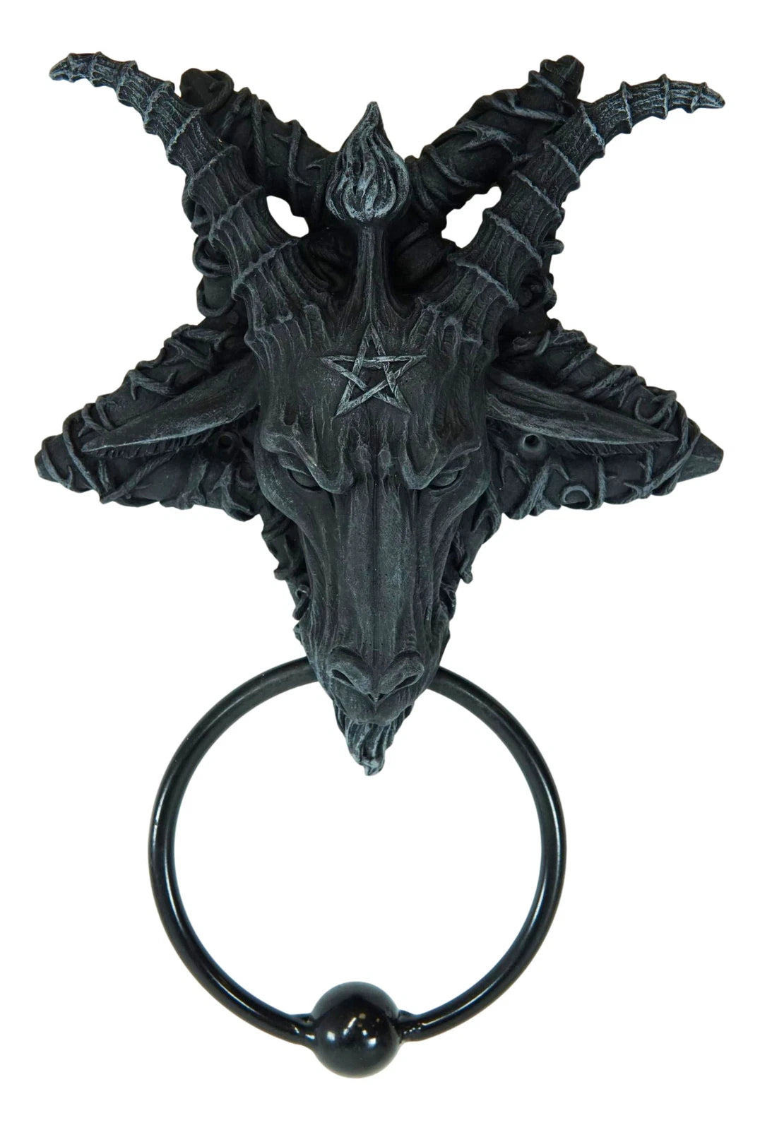 Goat of Mendes Samael Lilith Baphomet Pentagram Door Knocker Home Decor