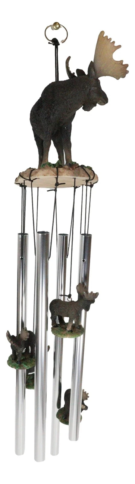 The Emperor North American Moose Resonant Relaxing Wind Chime Garden Patio-3