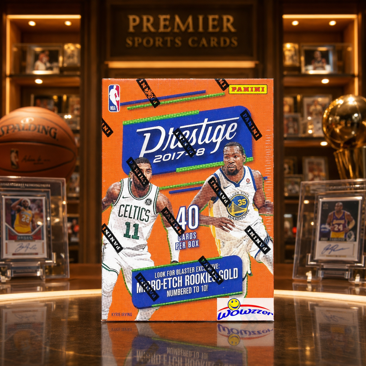 Prestige Basketball Cards 2017-18 Panini NBA Factory Sealed Blaster Box, 40 Cards, 8 Packs, Jayson Tatum RC Year Chase-1