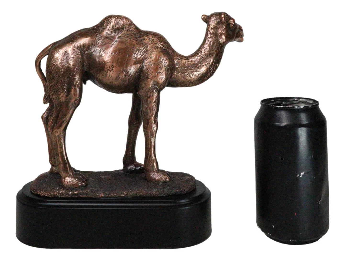 Desert Explorer Single Hump Brown Camel Electroplated Resin Figurine With Base